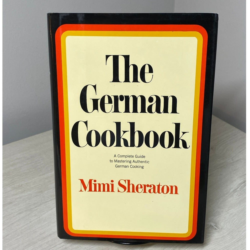 The German Cookbook Mimi Sheraton Hardcover Vintage Random House Cooking Guide